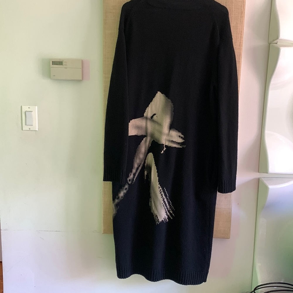 YOHJI YAMAMOTO 2018 pour Homme back print long cardigan